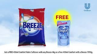 Unbeatable stain removal with Breeze Multiactive!