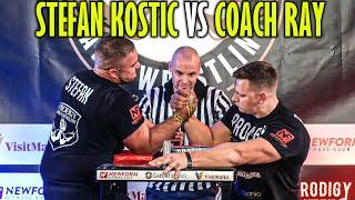 Raimonds Liepins (Coach Ray) vs Stefan Kostic - Prodigy Arm wrestling Malta 2022