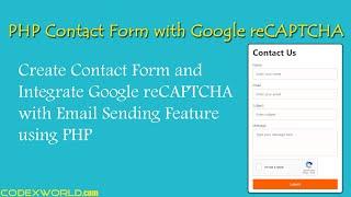 PHP Contact Form with Google reCAPTCHA