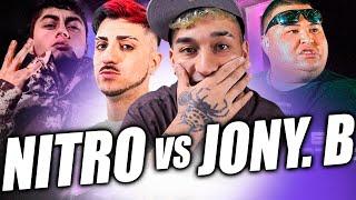 NITRO LE GANA A JONY CON CHISTES | NITRO VS JONY B CON ACERTIJO  | Reacción a FMS WORLD SERIES J4