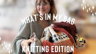 What’s in my bag: knitting edition | take a look into three of my project bags | fave cute tools