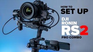 Set up + balance DJI Ronin RS2 Gimbal, Raven Eye  + Focus |  Pro Combo tutorial