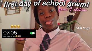 first day of school grwm! *year 9 / 8th grade* UK edition 