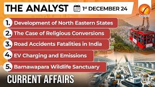 Current Affairs Today: The Analyst 1 December 2024 | Newspaper Analysis | Vajiram And Ravi