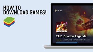 How to Download Games on Bluestacks X [easy]