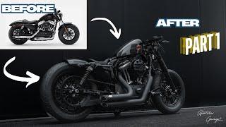 HOW TO BUILD A BOBBER HARLEY-DAVIDSON SPORTSTER I PART 1