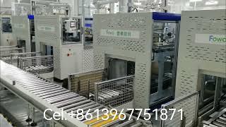 Paper cup packing machine and case erector