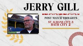 REACTION | Jerry Gill following St Albans City v Bath City 26/10/24