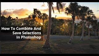 How to create and save selections in Photoshop