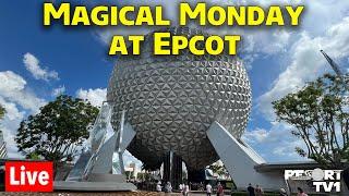 Live: Magical Monday at Epcot - Rides, Shopping & More - Walt Disney World Live Stream