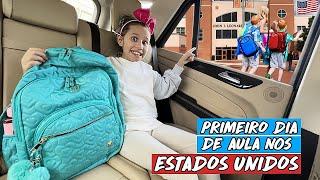 MEU PRIMEIRO DIA DE AULA NOS ESTADOS UNIDOS - Valentina UniGirl