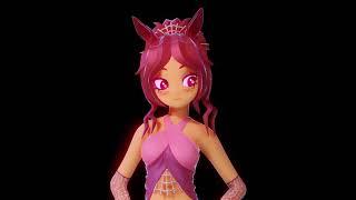 Arachne pulls her eyelid down at you