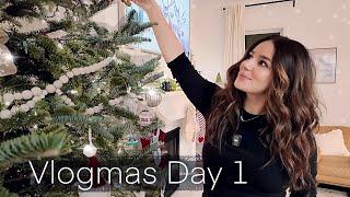 VLOGMAS DAY 1: DECORATING OUR HOUSE FOR CHRISTMAS || Tania B Wells