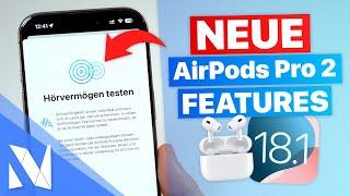 AirPods Pro 2 als Hörgerät + Hörtest - NEUE Funktionen im Überblick (iOS 18.1) | Nils-Hendrik Welk