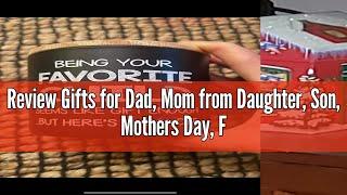 Review Gifts for Dad, Mom from Daughter, Son, Mothers Day, Father's Day, Christmas, Valentines Day,