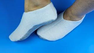 I SEW WARM SOCKS IN 10 MINUTES!