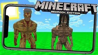 МОД АТАКА ТИТАНОВ ДЛЯ МАЙНКРАФТА ПЕ 1.18-1.19 | Attack on Titan addon | Minecraft Bedrock Edition