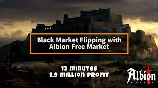 Albion Online Black Market Flipping - How I Made 1.9 Million Silver in 12 Minutes Risk-Free!