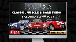 Lloyds Classic, Muscle & Barn Finds Auction - July 2024