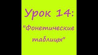 Урок 14. Фонетические таблицы. Как тренировать и запоминать правила чтения.