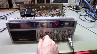 GE 3-5875A SuperBase CB radio repair and restoration.