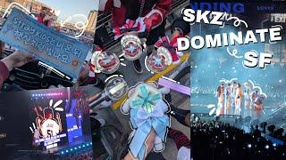 STRAY KIDS DOMINATE IN SF: concert prep, school vlog, grwm, concert vlog
