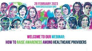  RDD webinar: how to raise awareness among healthcare providers?