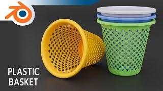 Plastic Basket - Blender 3D Tutorial