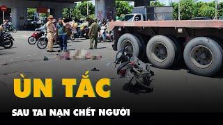 Tai nạn chết người dưới cầu vượt Tân Thới Hiệp quận 12, quốc lộ 1 ùn ứ 5km