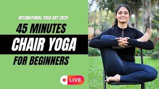 Chair Yoga for Busy Lives | Yoga Day Special | Quick Office-Friendly Stretches