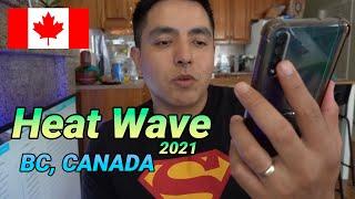 Hot wave in BC Canada 2021