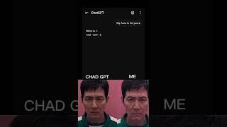 Never mess with Chad GPT ‍️ #chatgpt #shorts #memes #squidgame