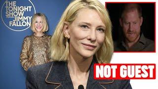 HE ISN’T A GUEST! Cate Blanchett IGNORES Harry On The Jimmy Fallon Show