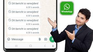 Hoe verwijderde berichten op WhatsApp te lezen (chats herstellen)