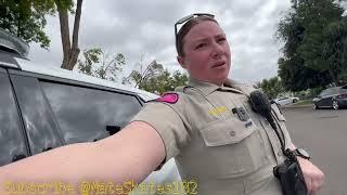 Deputy Tries to Tell Me To Stand Back