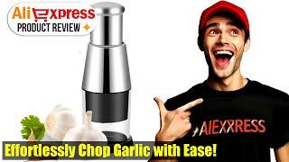 Game-Changing Manual Garlic Chopper Review | Must-Have Kitchen Gadget for Easy Cooking