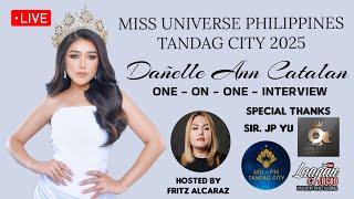 Miss Universe Philippines 2025 Tandag City - Dañelle Ann Catalan - One On One Interview