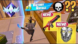 Fortnite Solo Ranked | IRON MAN Update Is Here INSANE High Kill Win