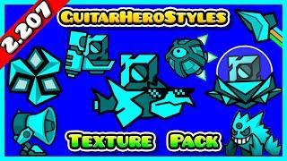 ¡GUITARHEROSTYLES TEXTURE PACK V6! (HIGH & MEDIUM) (ANDROID & STEAM) By Me — Geometry Dash [2.207]