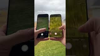 Fake iPhone vs Real iPhone! Spot the Difference  #FakeiPhone #RealiPhone #TechComparison #Apple