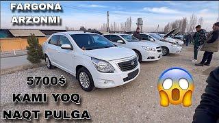 29 DEKABR COBALT NARXLARI 5500$ KAMI YOQ DAXSHAT ARZON FARGONA MASHINA BOZORI 2024 КОБАЛЬТ НАРХЛАРИ