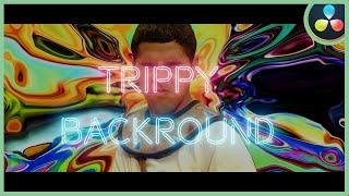 How To Make The Trippy Background Effect | DaVinci Resolve 17 |