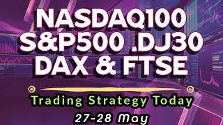 NASDAQ, S&P 500 & Dow Jones Technical Analysis & Prediction For 27-28 May |  Crash or Rally Today?