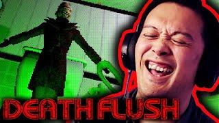 THE TOILET IS NEVER SAFE | Death Flush - PS1-Style Horror Game Inspired By A Nightmare on Elm Street