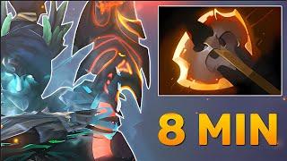 Phantom Assassin Min 8 Battlefury Immortal Rank - AFK DOTA 2 MOMENTS