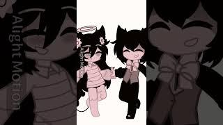 Bemi and Bendy #alightmotion #gacha #гачаклуб#meme #gachalife#shorts #subscribe