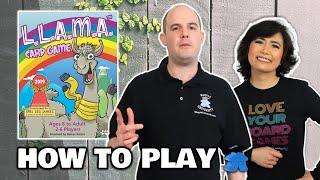 L.L.A.M.A. Card Game - How to Play (game is also known as Don't L.L.A.M.A.)