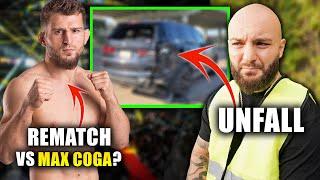 UNFALL auf Autobahn & dann Interview mit Lom Ali Eskiev! Kampf gegen Max Coga bei Oktagon? RINGLIFE