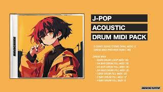 J-Pop Acoustic Drum MIDI Pack (+ FREE DOWNLOAD)