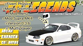 MOD menu  FR Legends 0.3.6  Fivem Physics (Mod Supra MK4) (Unlimited money) (Multiplayer)